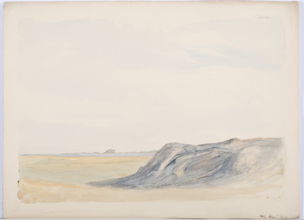 Svatý ostrov, 1899 (tužka a wc na papíře) od Daniel Oliver