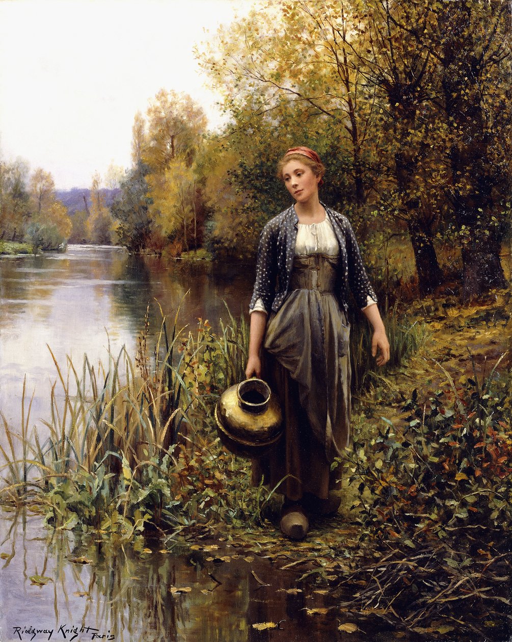 Na okraji vody, od Daniel Ridgway Knight