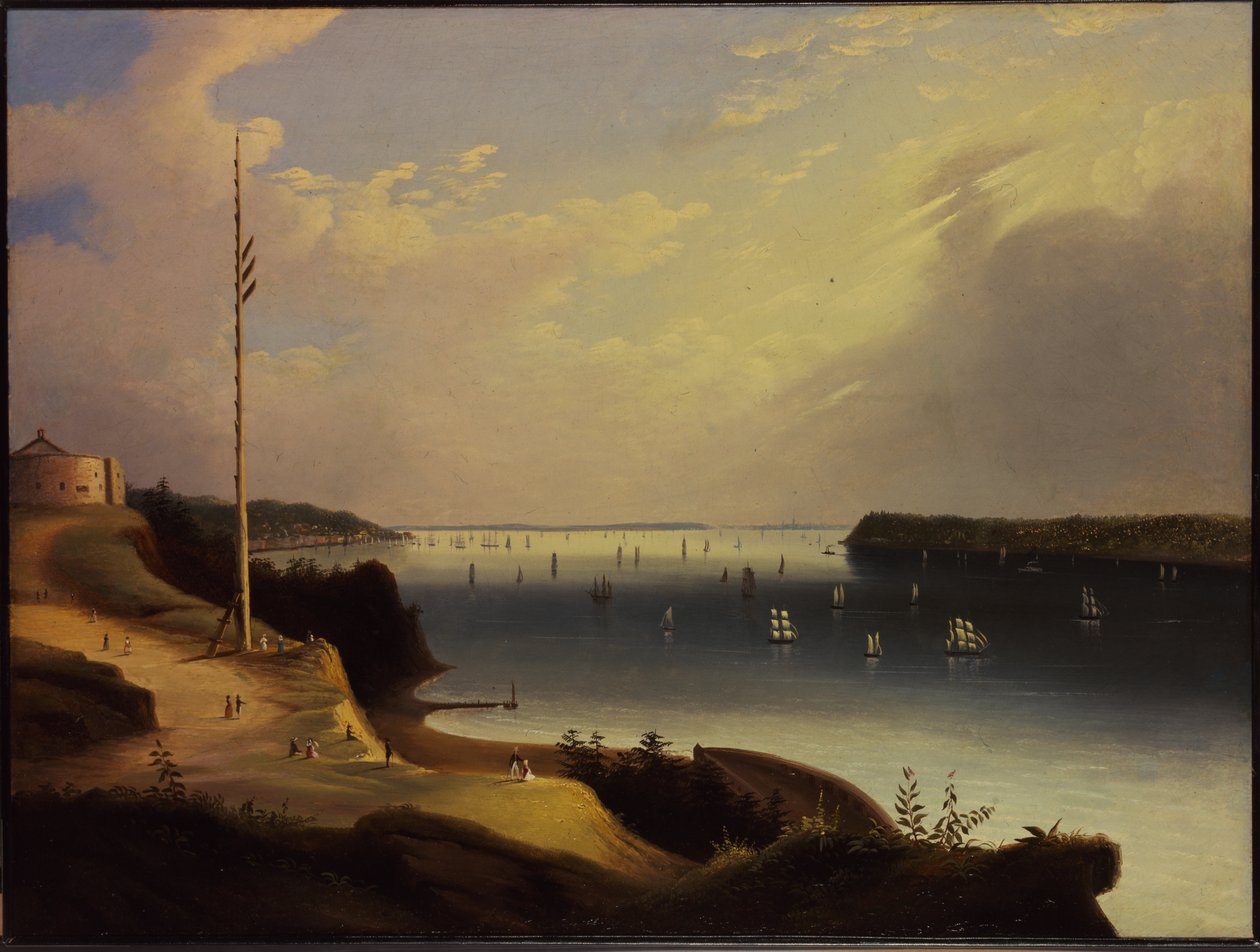 New York Harbour, kolem roku 1835 od Daniel Wadsworth