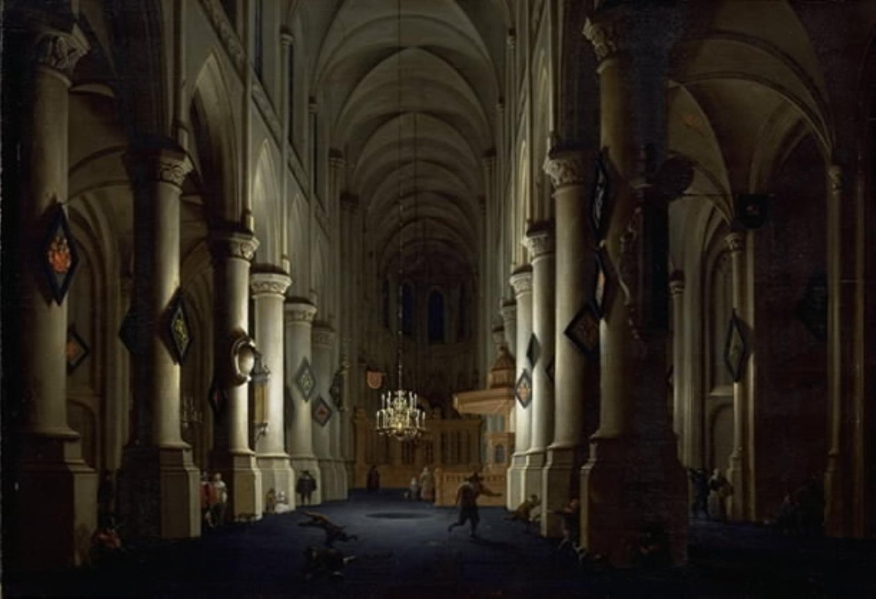 Interiér kostela od Daniel de Blieck