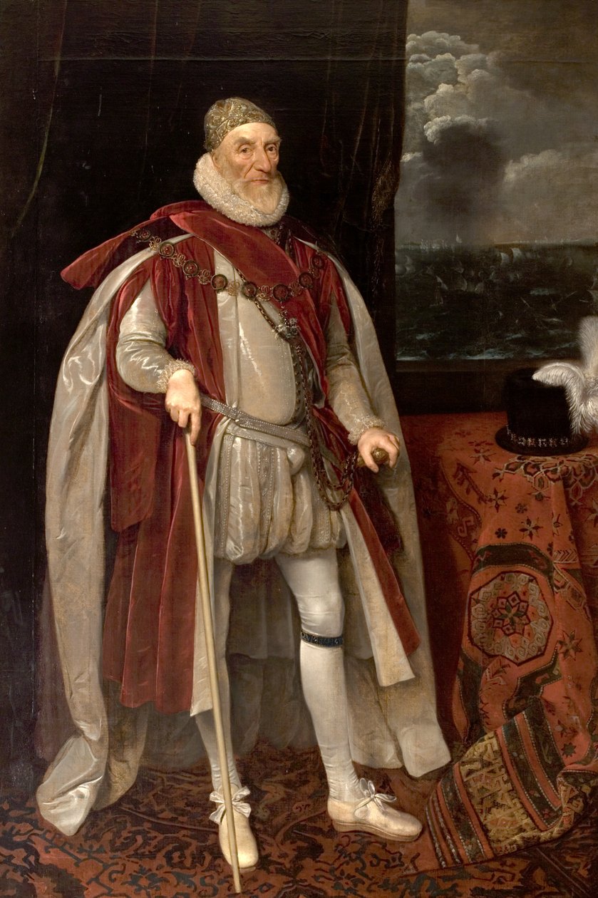 Lord Howard z Effinghamu, 17. století od Daniel Mytens
