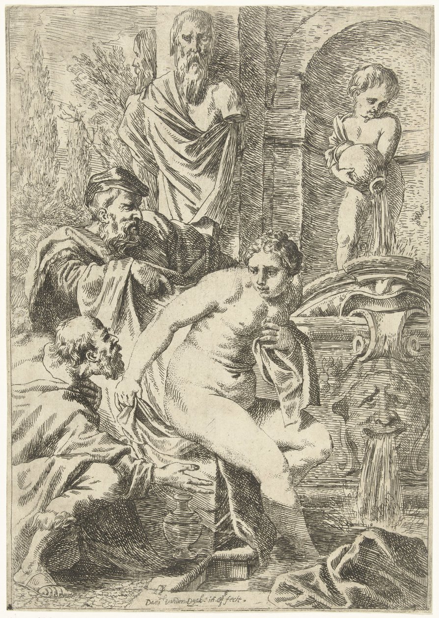 Susanna a starší od Daniel van den Dyck