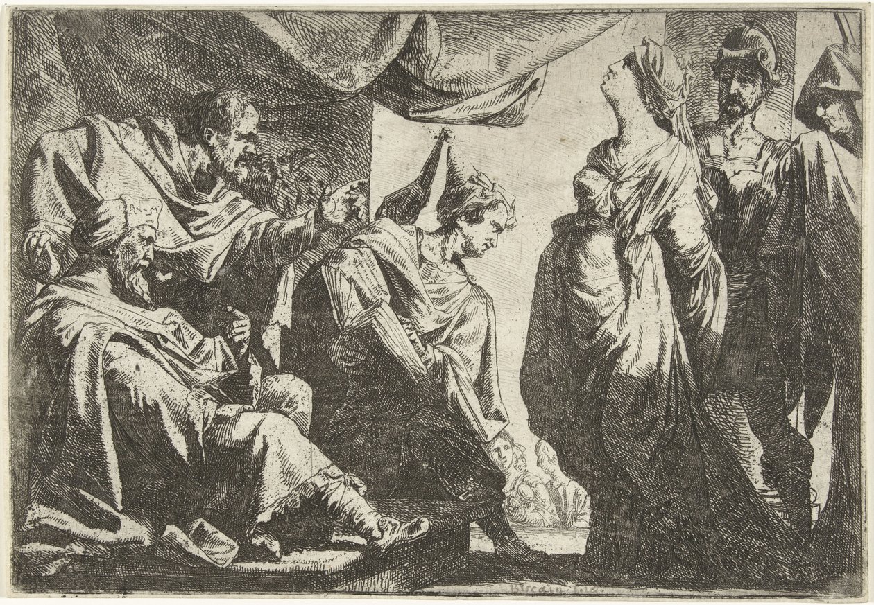 Susanna před soudci od Daniel van den Dyck