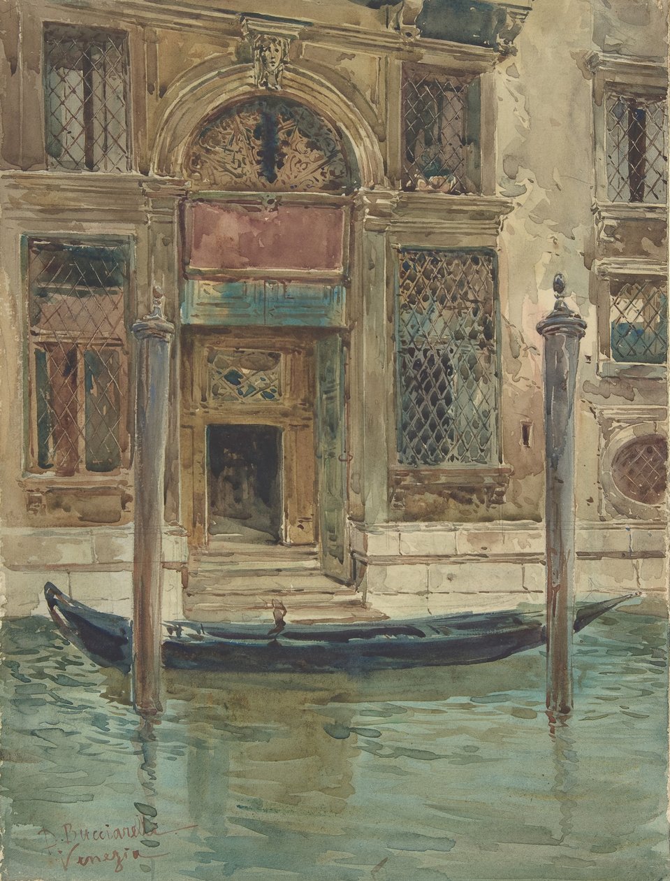 Portál benátského paláce, 1839-1911. od Daniele Bucciarelli