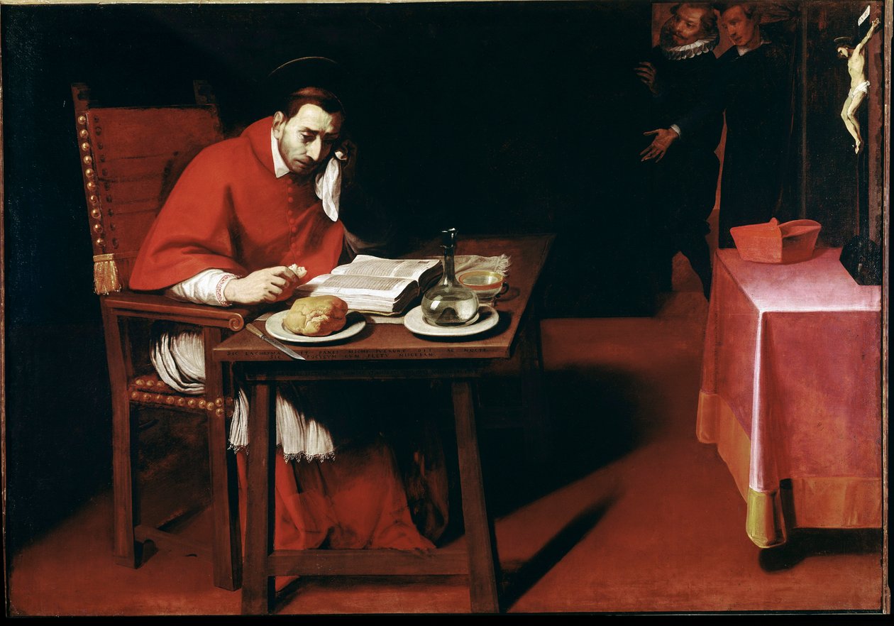 Zastoupení Karla Boromejského, Younga (malba od Daniele Crespi