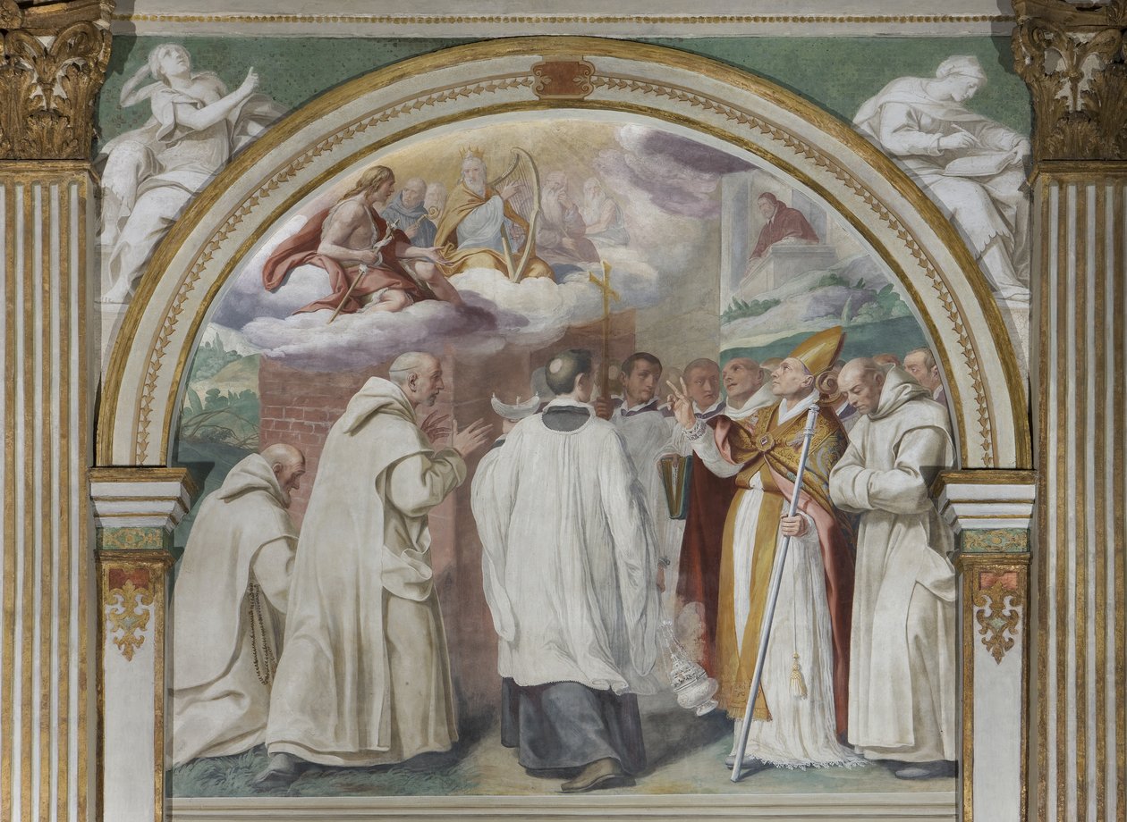 Svatý Hugh zakladatel prvního kartuziánského kláštera, 1629 od Daniele Crespi