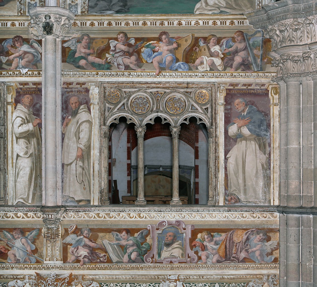 Svatí (freska) od Daniele Crespi