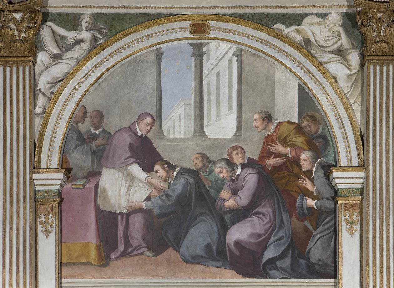 Svatý Hugh a svatý Bruno a jeho společníci, 1629 od Daniele Crespi