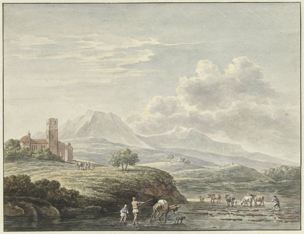 Italská krajina od Daniël Dupré
