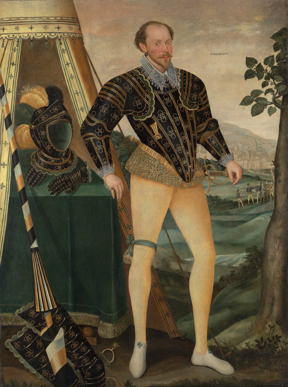 Sir William Drury z Hawsteadu, Suffolk (1550–1590) od Daniël van den Queborne