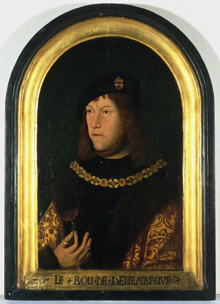 Frederick I. (1471-1533) král Dánska, kolem 1520 (olej na panelu) od Danish School