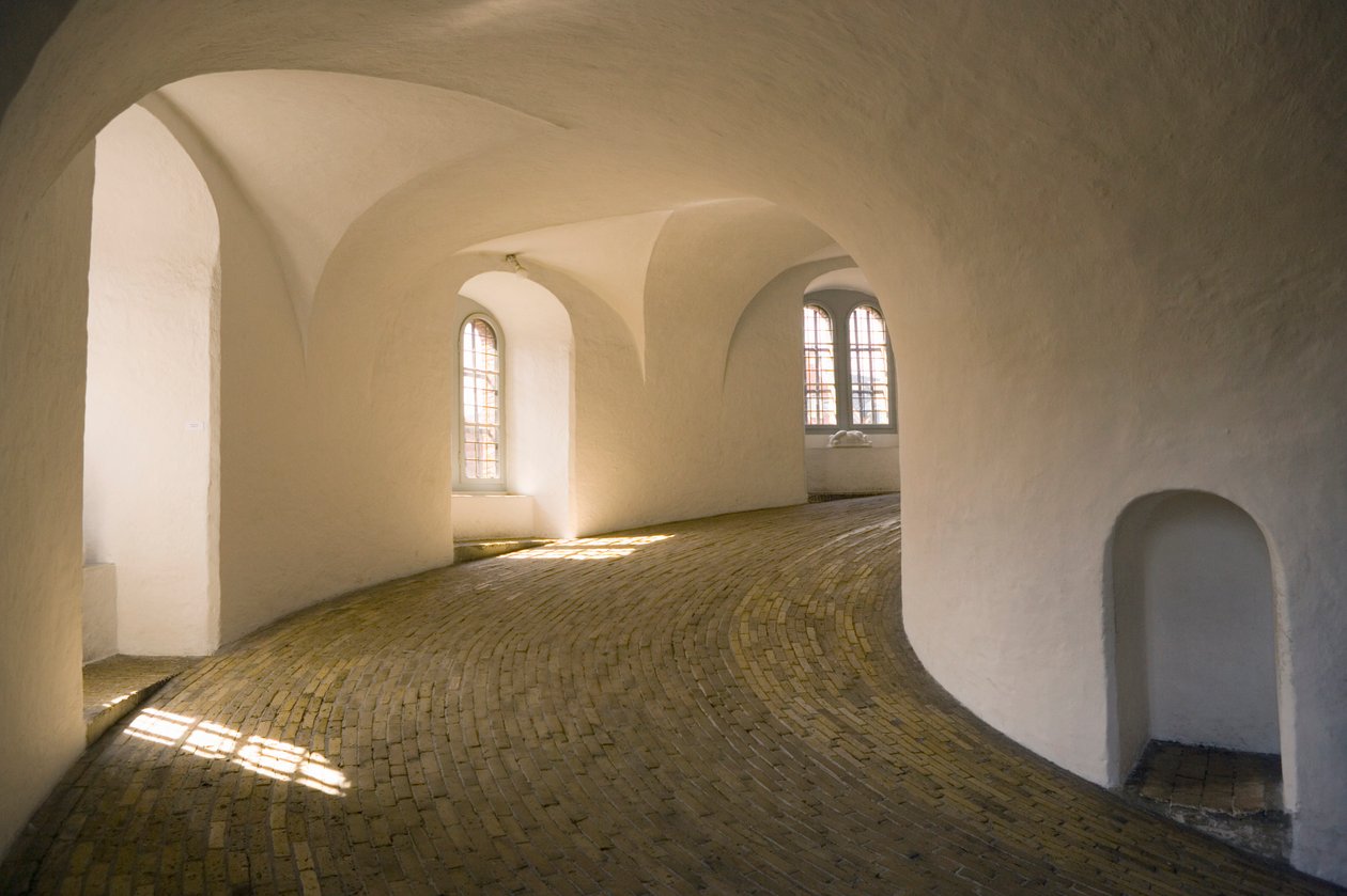 Interiér kulaté věže, dokončena 1643 od Danish School