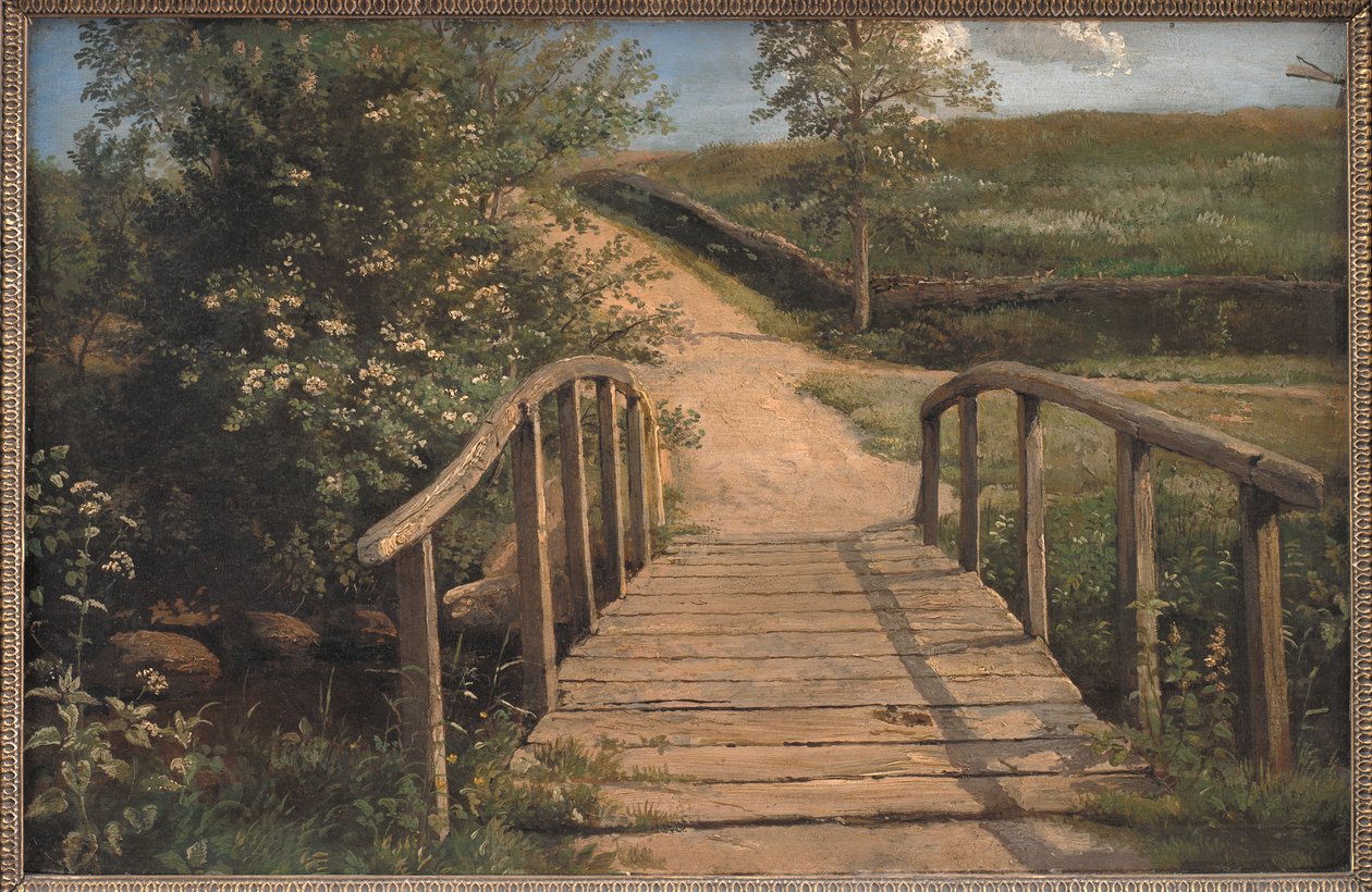 Most přes potok v Assens, Funen od Dankvart Dreyer
