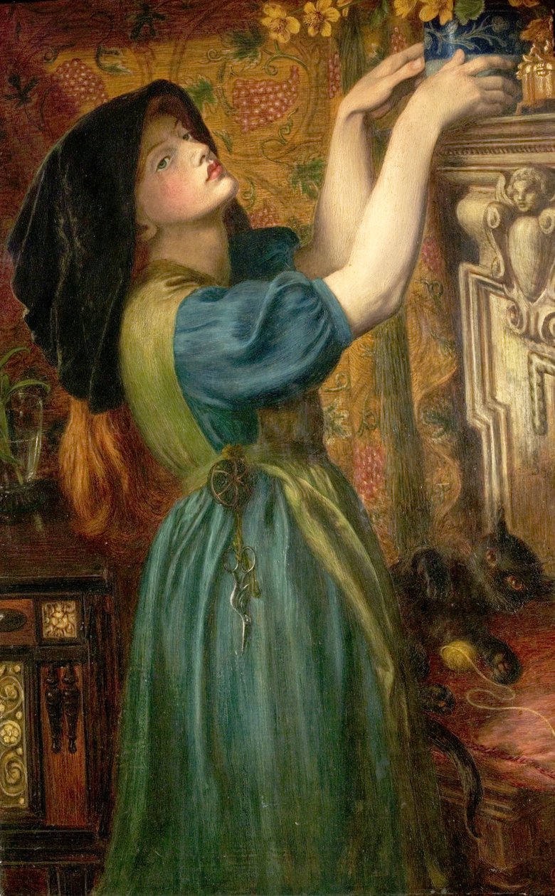 Marigolds (The Bower Maiden, Fleur-de-Marie), 1874 od Dante Gabriel Charles Rossetti