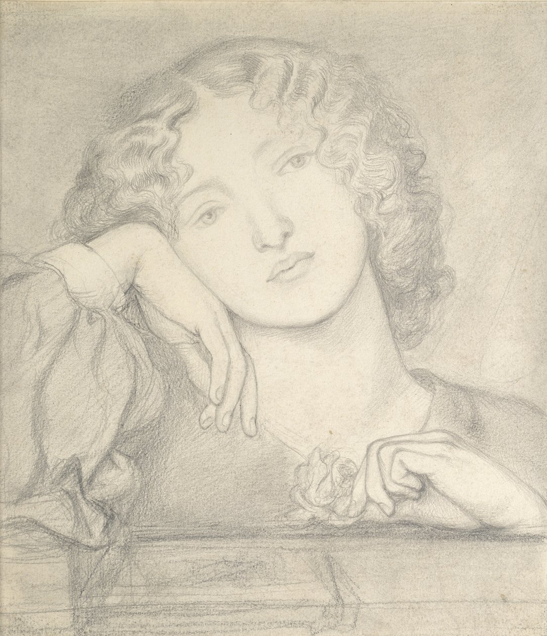Monna Rosa, 19. století od Dante Gabriel Charles Rossetti