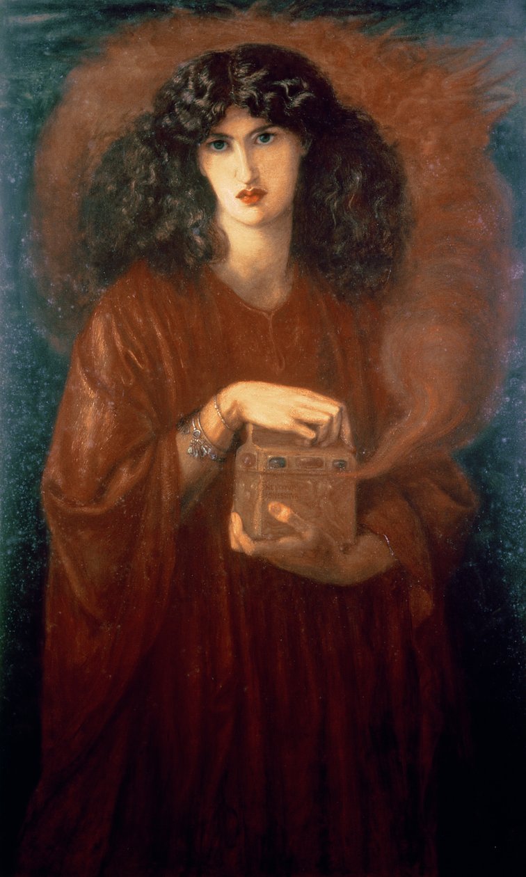 Pandora, 1871 od Dante Gabriel Charles Rossetti