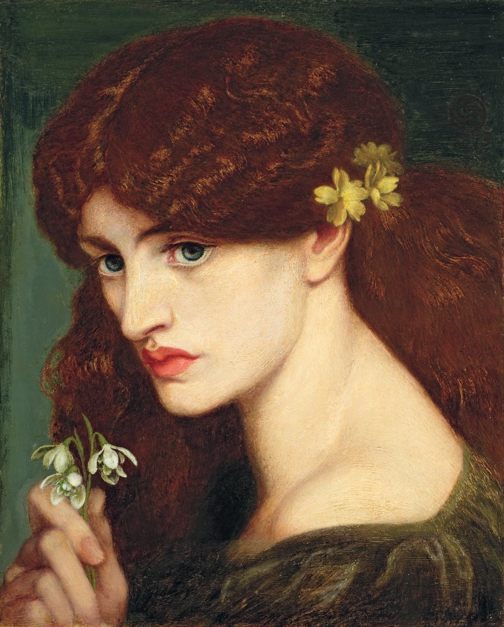 Sněženky, 1873 od Dante Gabriel Charles Rossetti