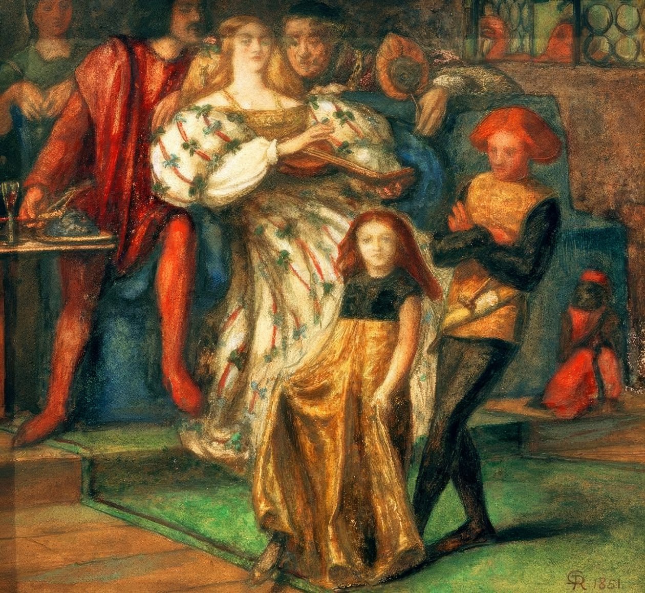 Borgia od Dante Gabriel Charles Rossetti