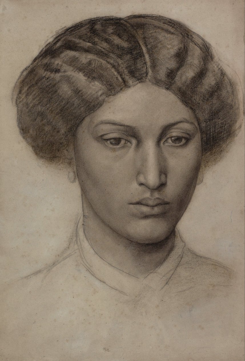 Vedoucí mladé ženy (paní Eatonová) od Dante Gabriel Charles Rossetti