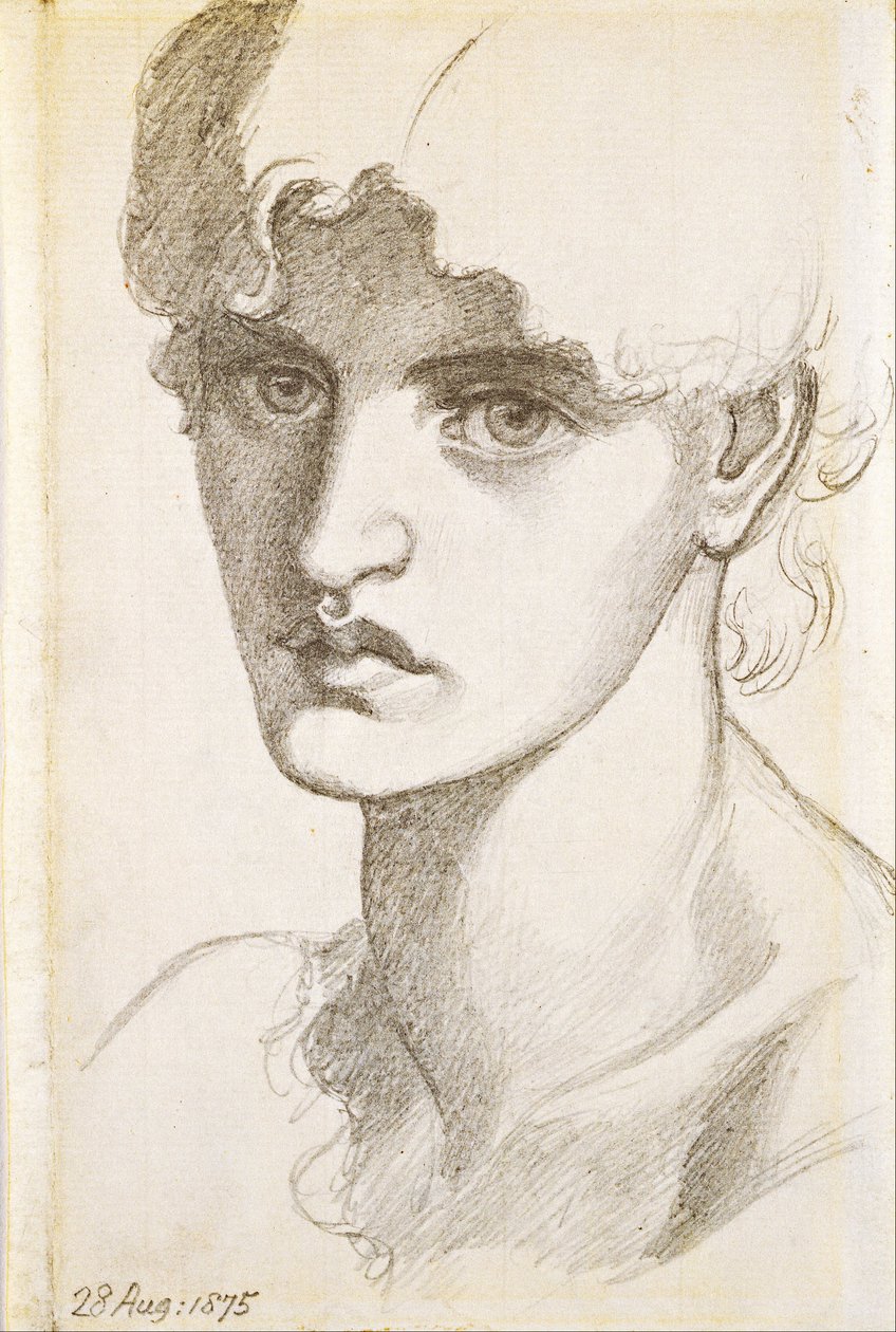 Jane Morrisová od Dante Gabriel Charles Rossetti