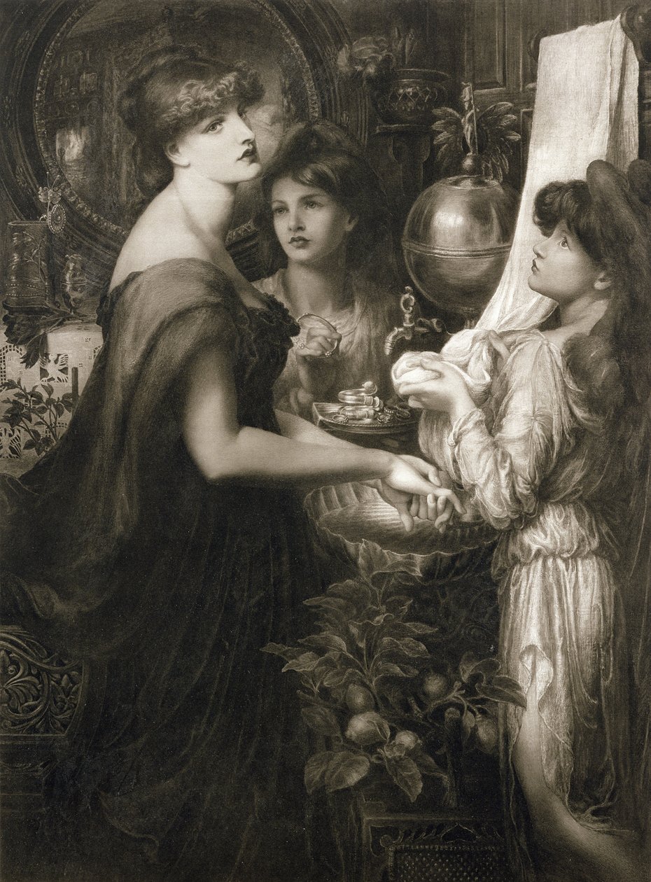 La Bella Mano, 1905 (hlubotisk) (viz 106994) od Dante Gabriel Charles Rossetti