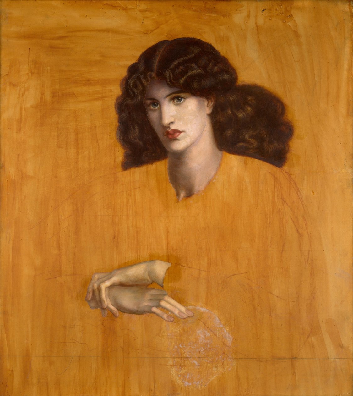 Dáma z lítosti od Dante Gabriel Charles Rossetti