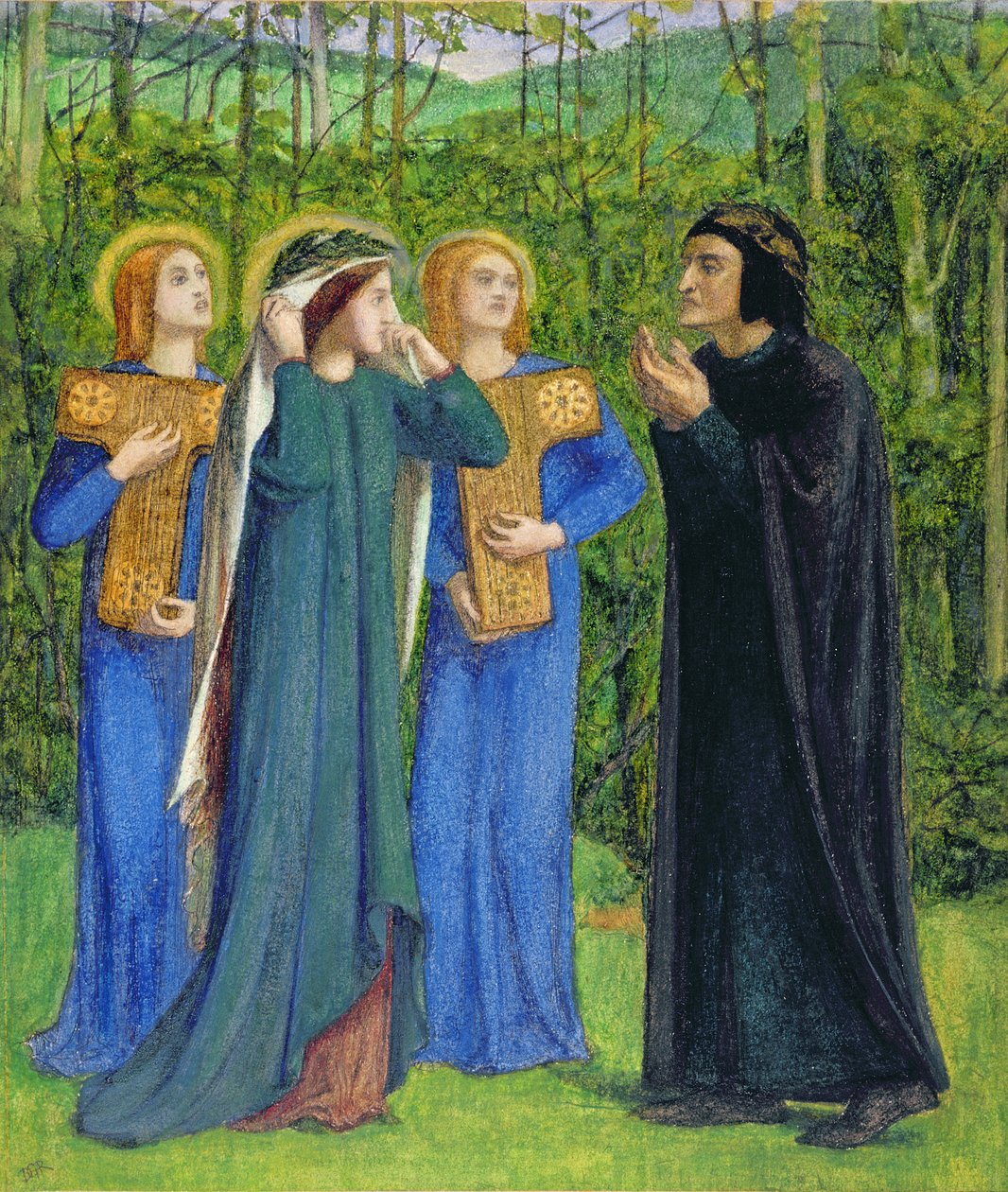 Neznámý obrázek od Dante Gabriel Charles Rossetti