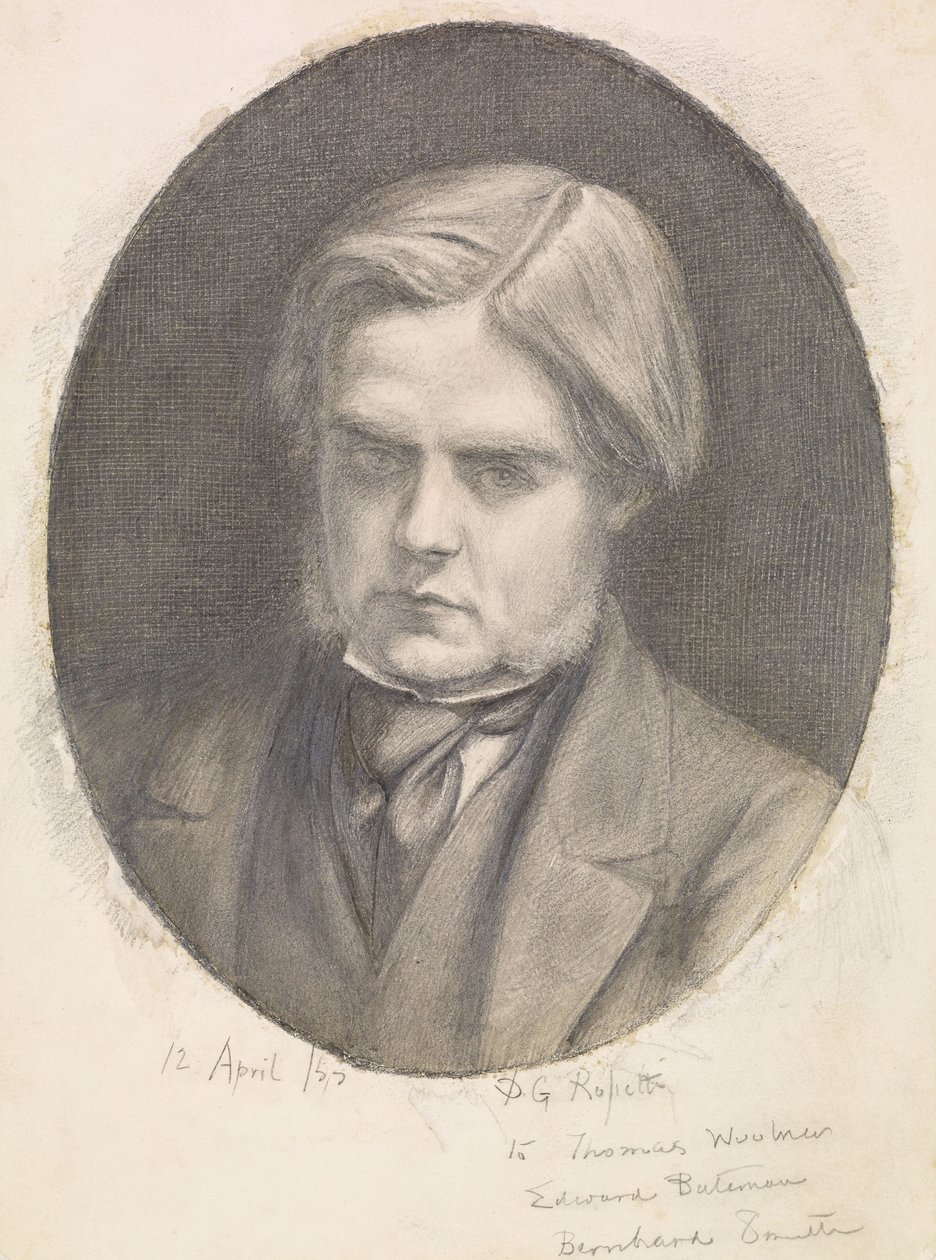 Portrét Williama Holmana Hunt (1827-1910) od Dante Gabriel Charles Rossetti