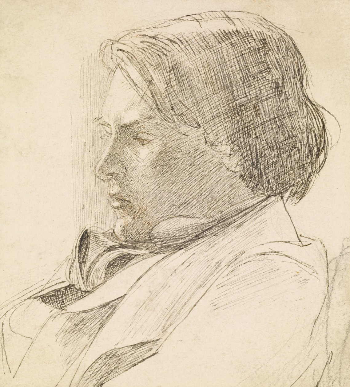 Portrét mladého muže od Dante Gabriel Charles Rossetti