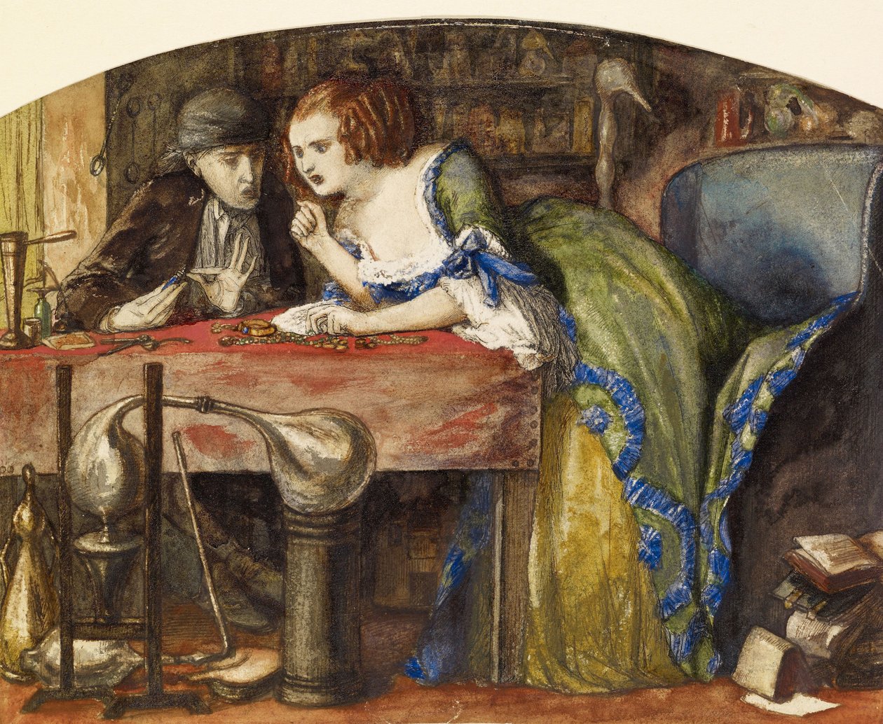 Laboratoř od Dante Gabriel Charles Rossetti