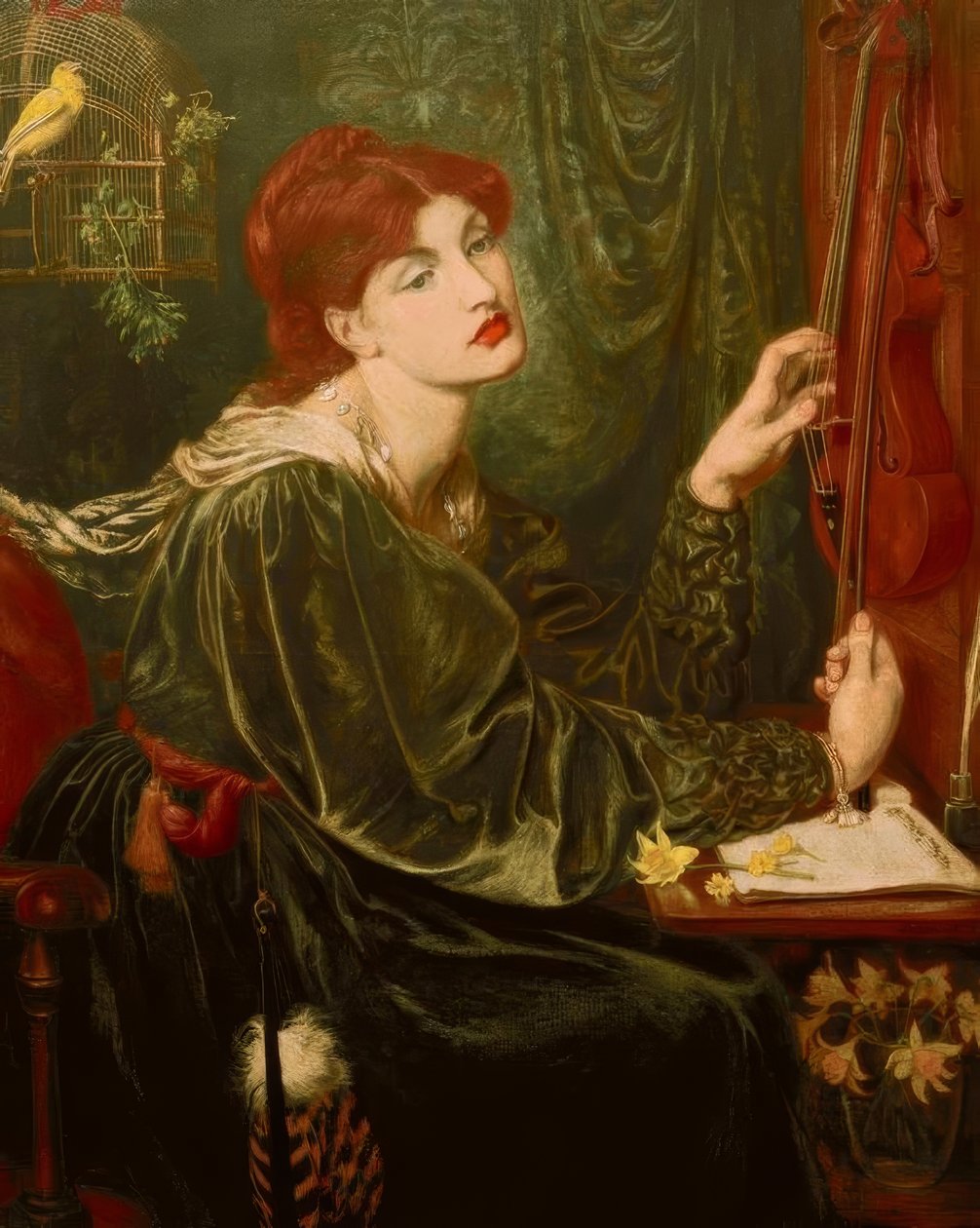 Veronika Veronese od Dante Gabriel Charles Rossetti