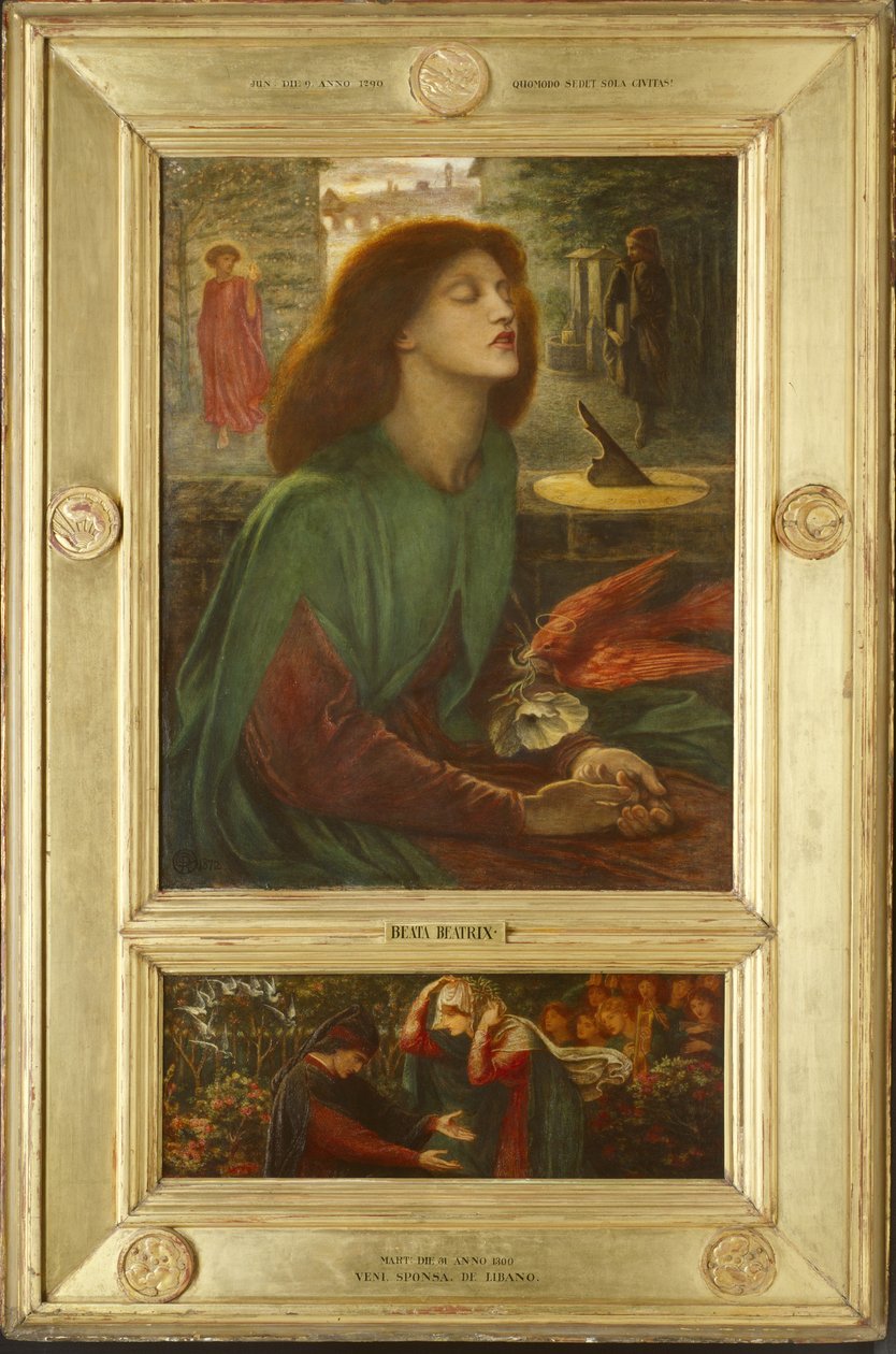 Beata Beatrix, 1871-72 od Dante Gabriel Charles Rossetti
