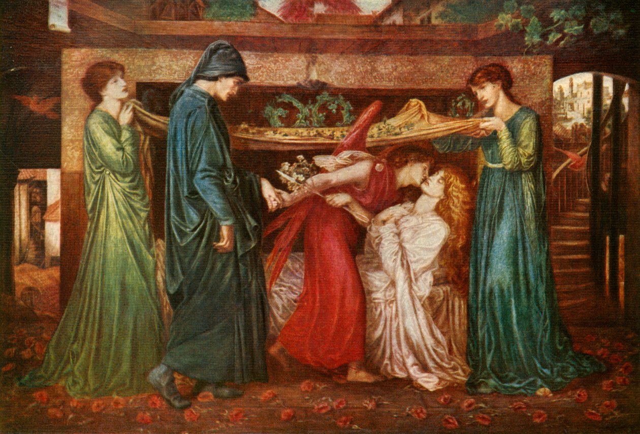 Dantes Dream, 1871, c1912 od Dante Gabriel Charles Rossetti