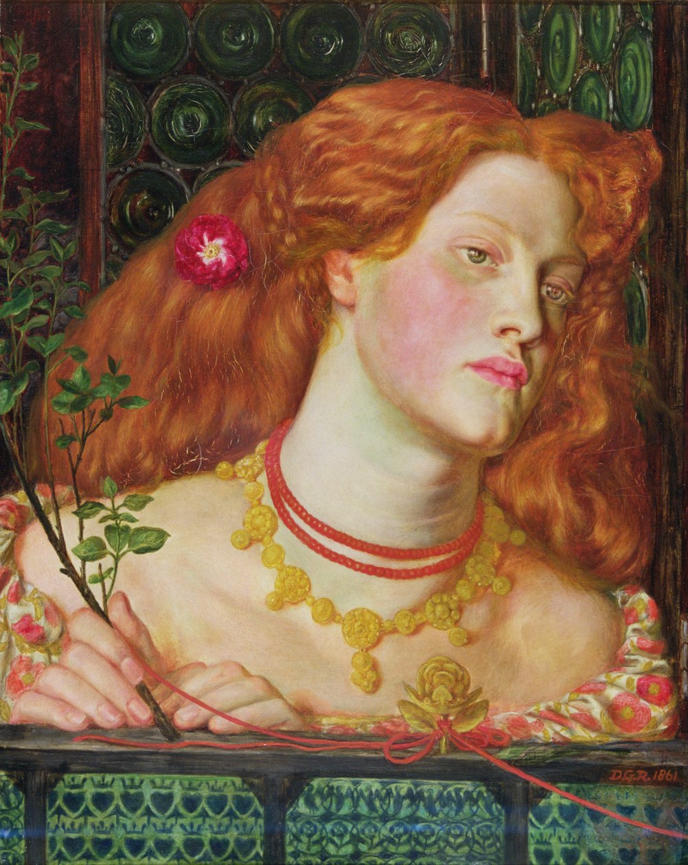 Spravedlivá Rosamunda od Dante Gabriel Charles Rossetti