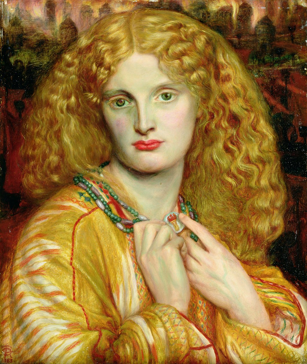 Helena Trojská od Dante Gabriel Charles Rossetti