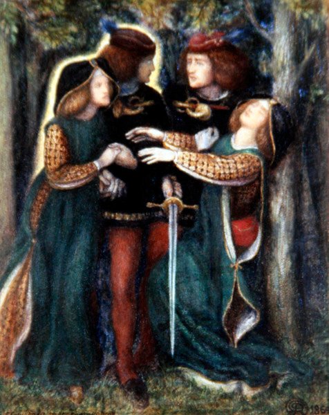 Jak se potkali od Dante Gabriel Charles Rossetti