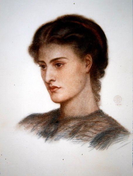 Ionidová dívka od Dante Gabriel Charles Rossetti