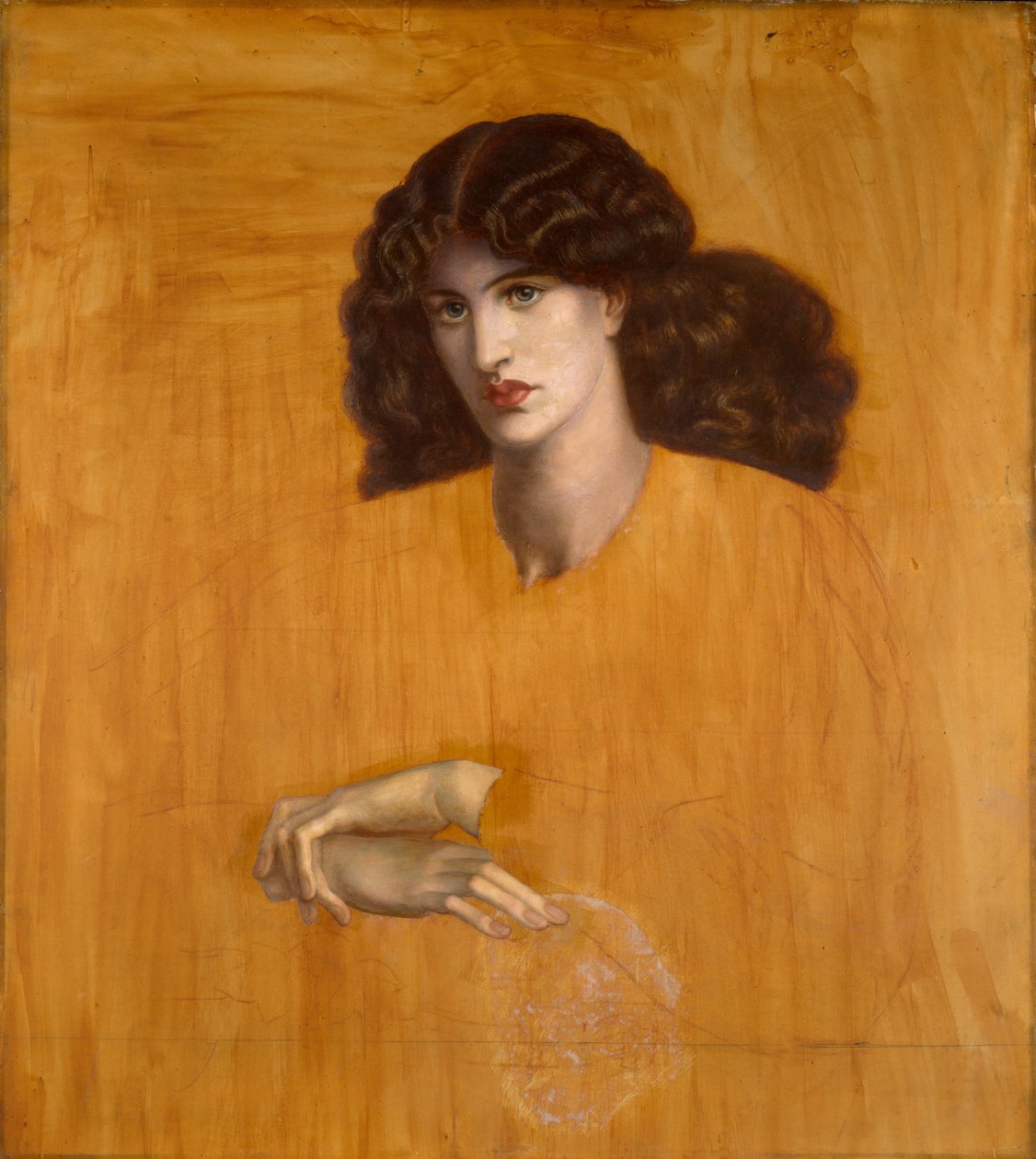 La Donna della Finestra [Paní soucitu] od Dante Gabriel Charles Rossetti