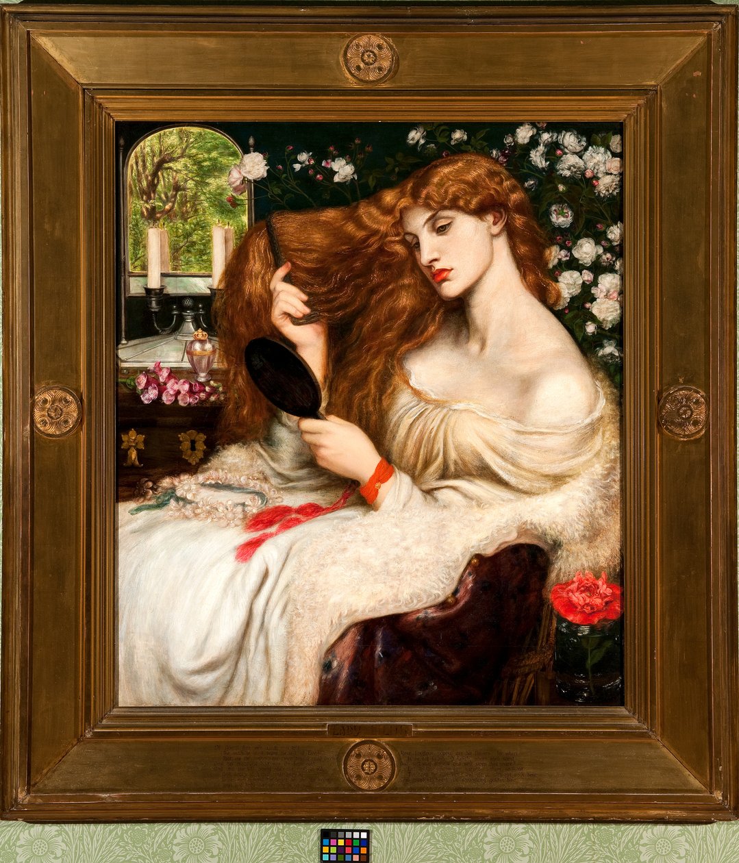 Lady Lilith od Dante Gabriel Charles Rossetti
