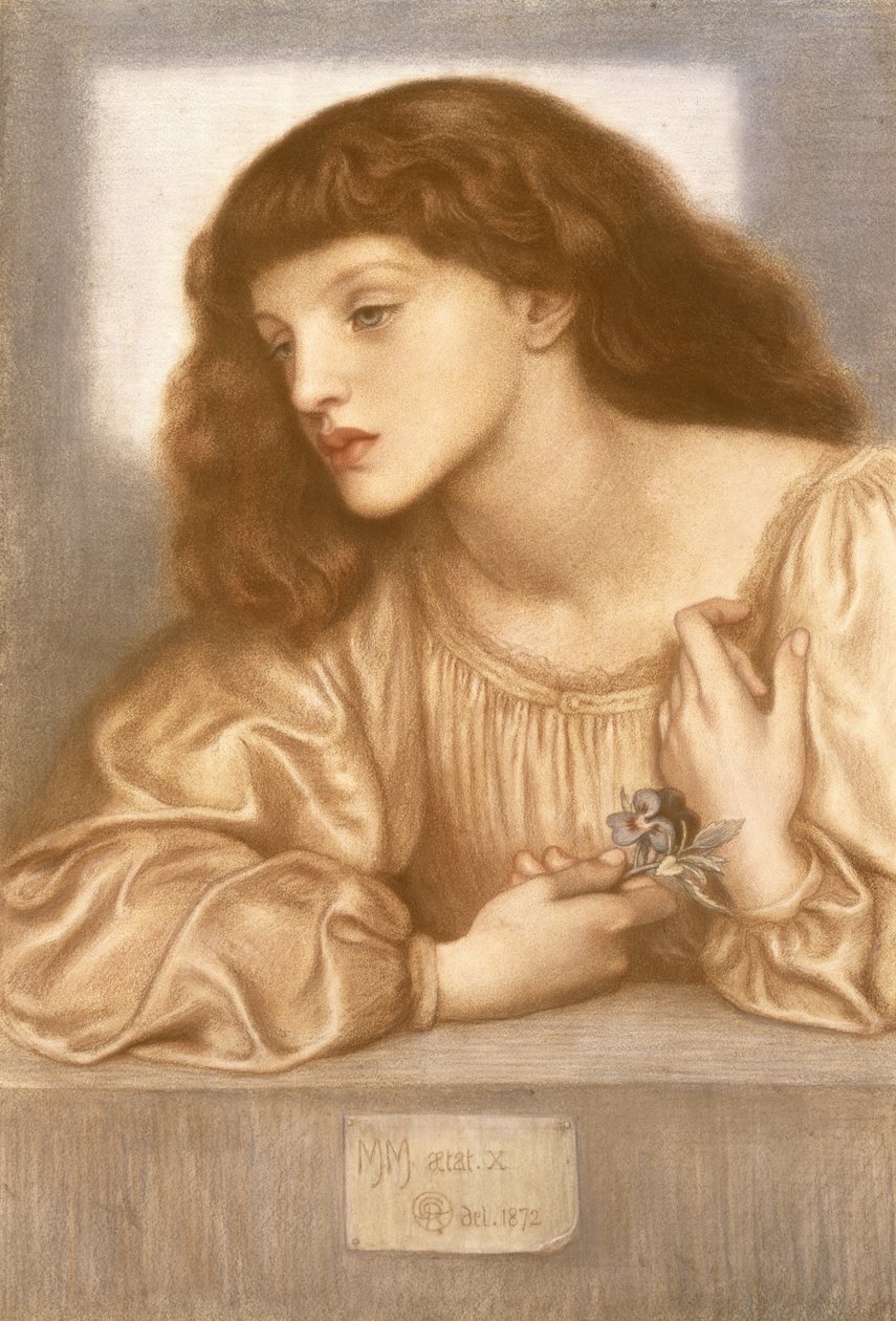 May Morris, 1872 od Dante Gabriel Charles Rossetti