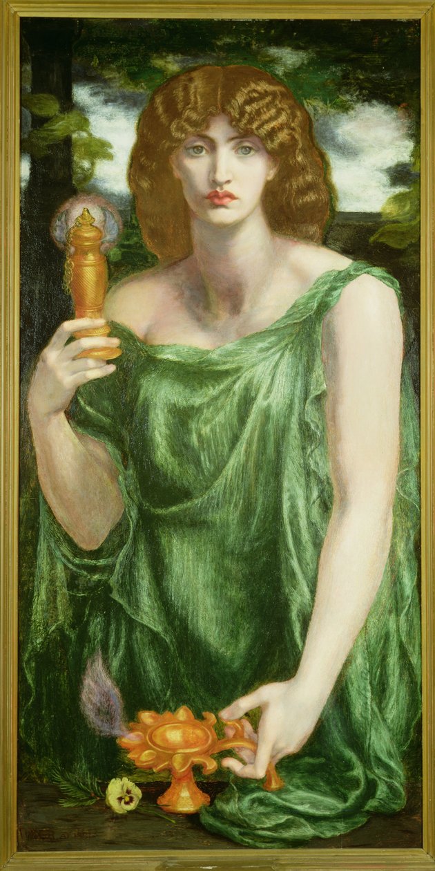 Mnemosyne od Dante Gabriel Charles Rossetti