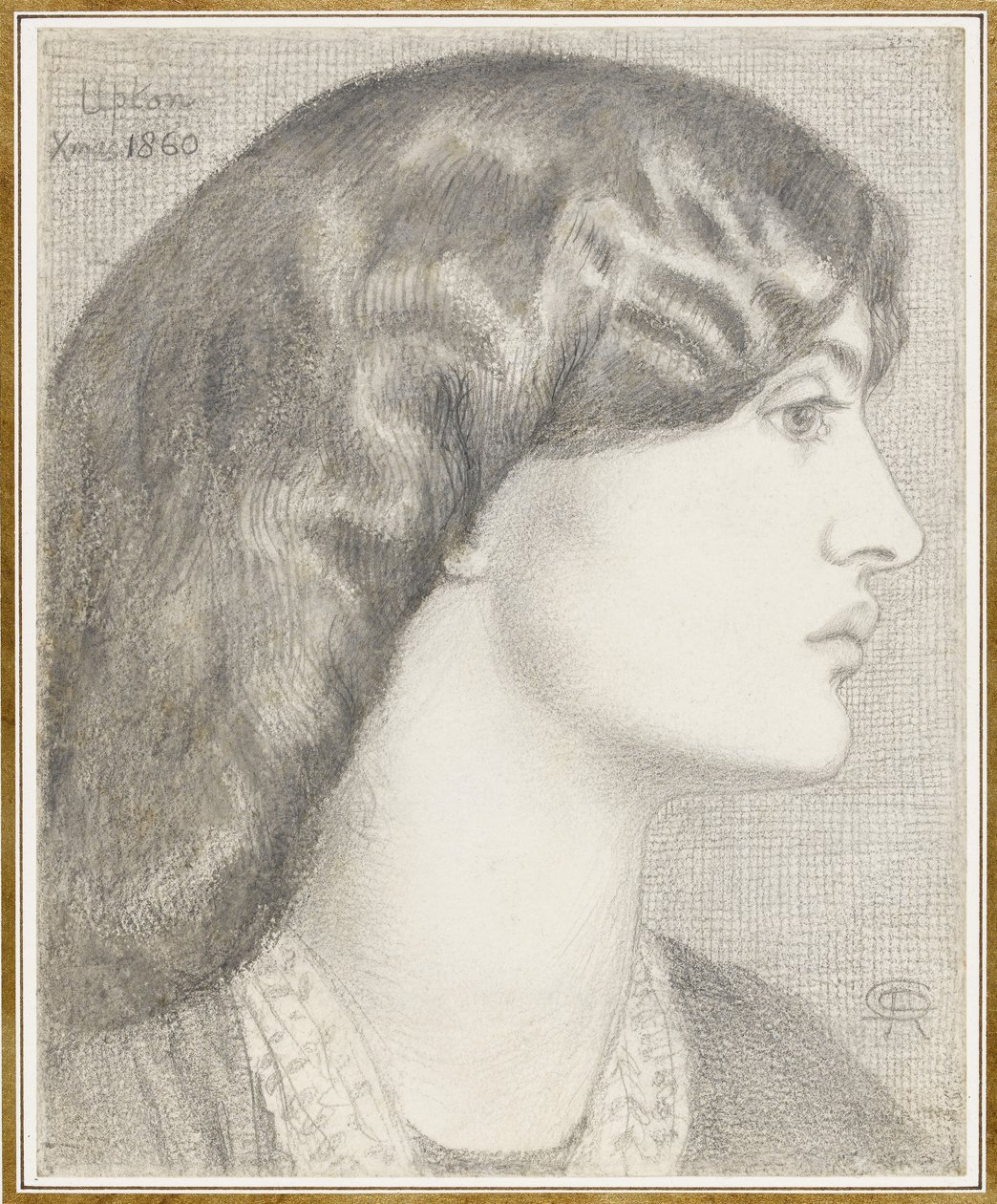 Paní William Morris, 1860 od Dante Gabriel Charles Rossetti