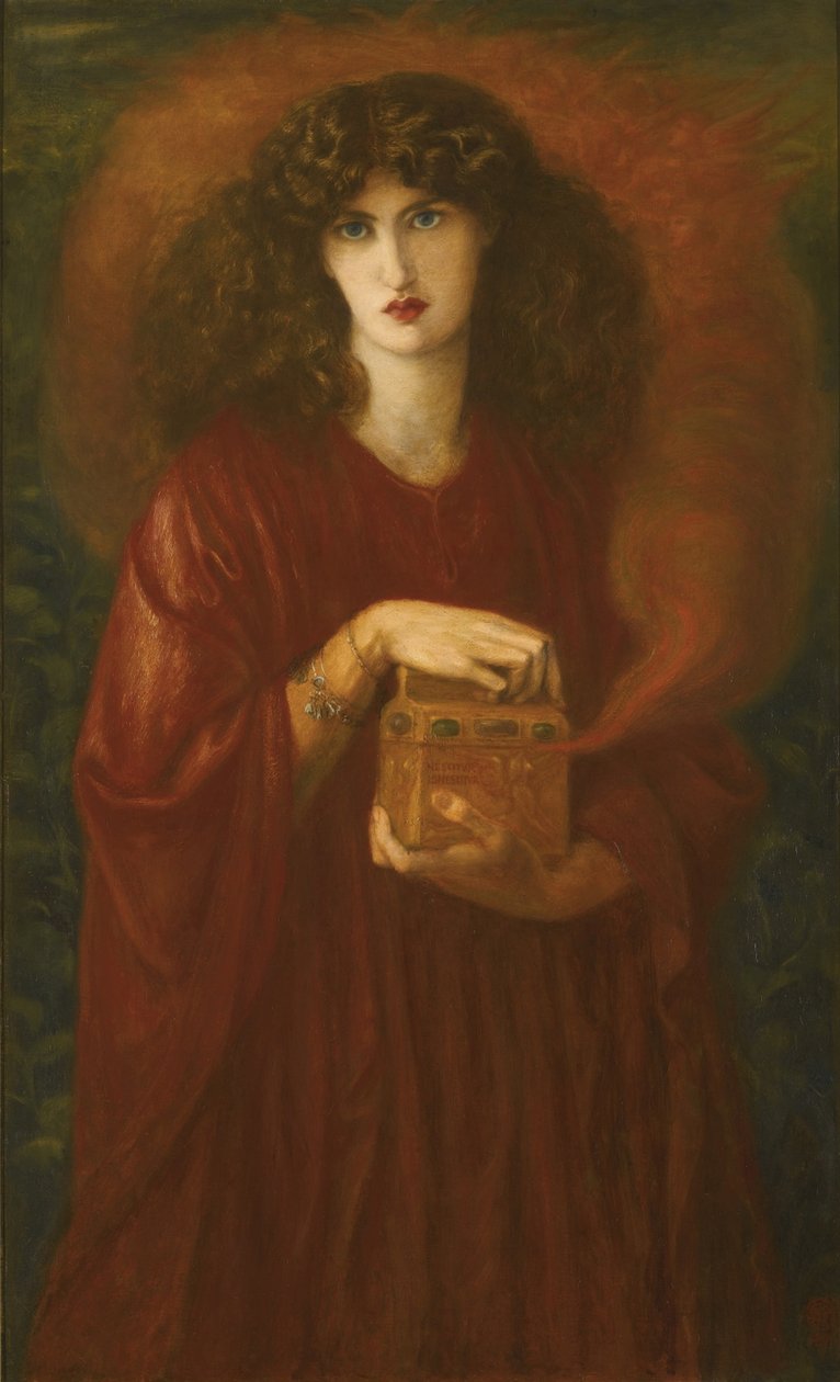 Pandora, 1871 od Dante Gabriel Charles Rossetti