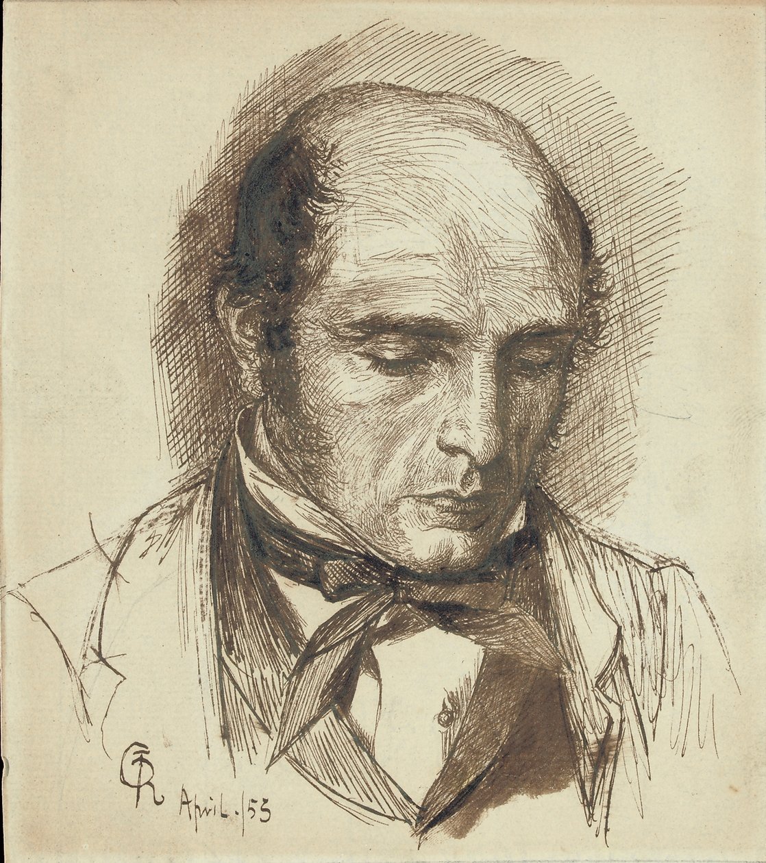 Portrét Henryho Polidoriho, 1953 od Dante Gabriel Charles Rossetti