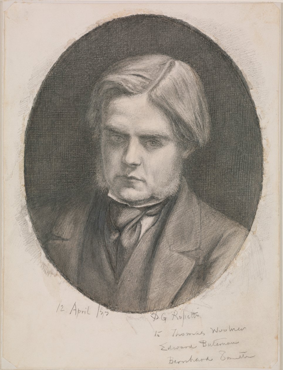 Portrét Williama Holmana Hunta od Dante Gabriel Charles Rossetti