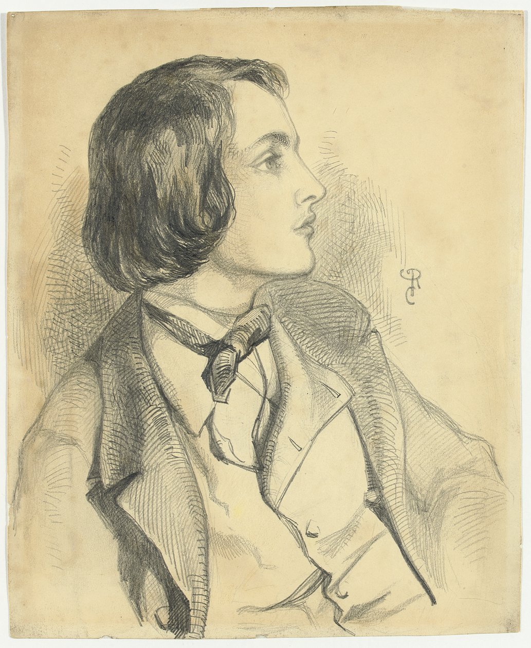 Portrét Williama Michaela Rossettiho, od Dante Gabriel Charles Rossetti