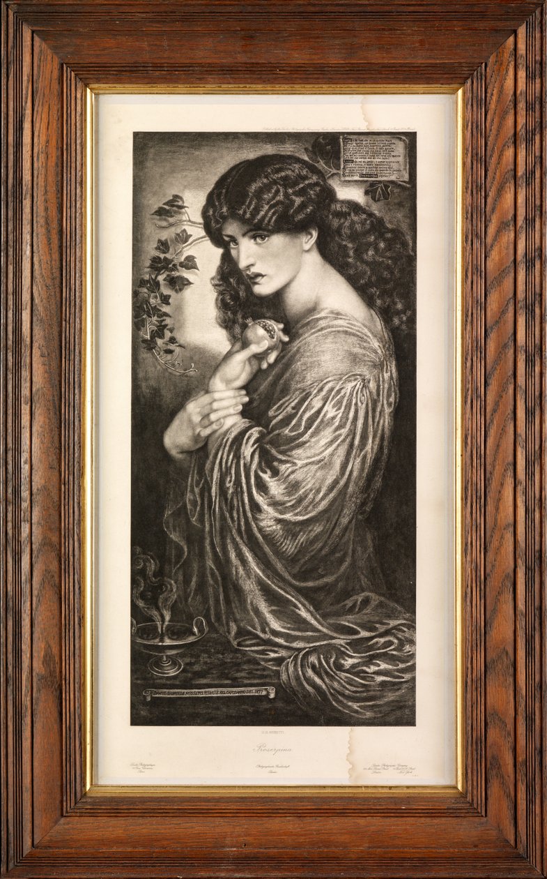 Proserpina (hlubotisk) od Dante Gabriel Charles Rossetti