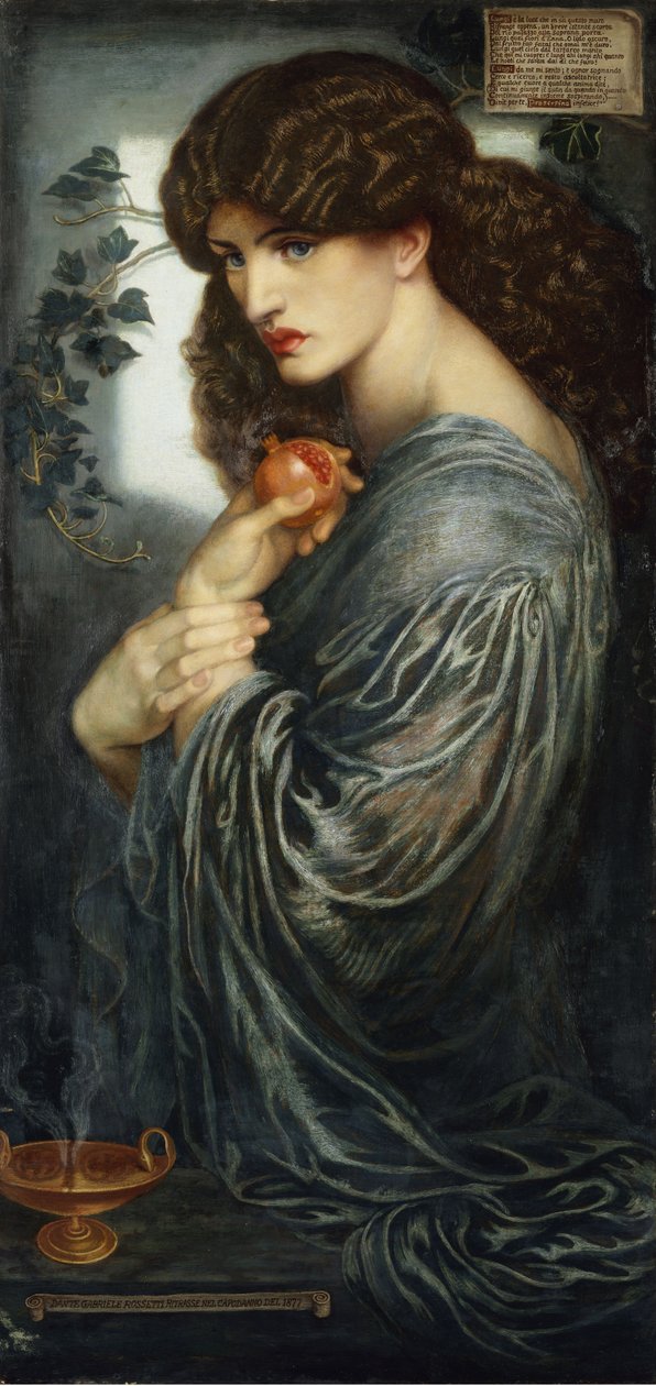 Proserpina, 1882 od Dante Gabriel Charles Rossetti