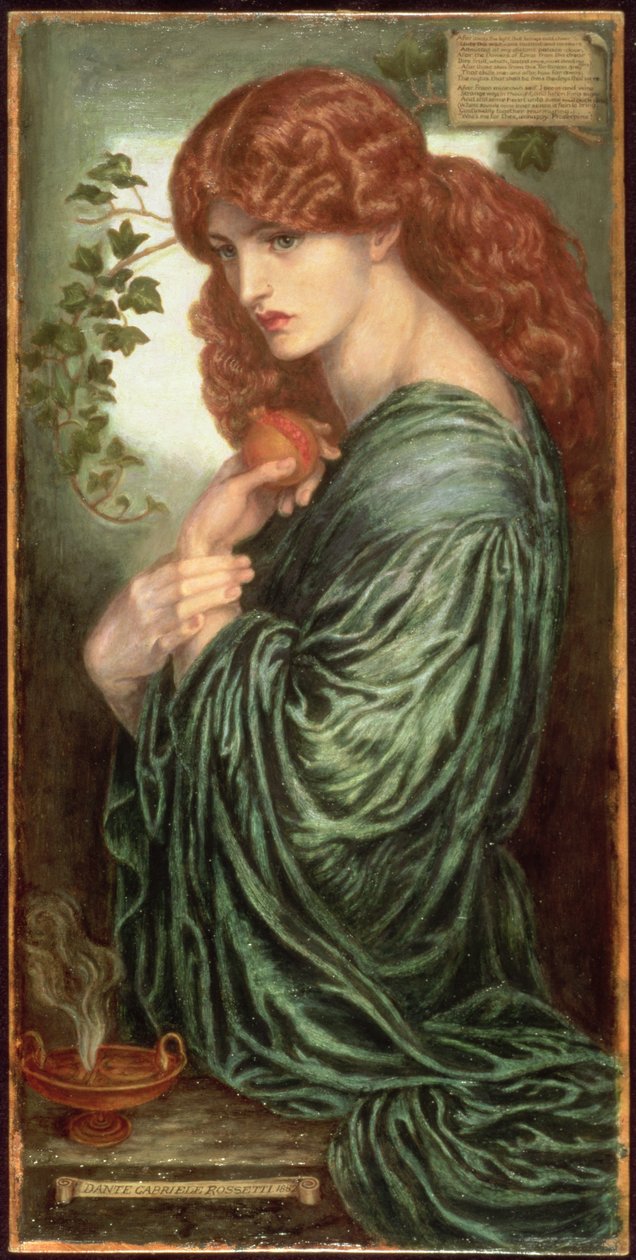 Proserpina, 1882 od Dante Gabriel Charles Rossetti