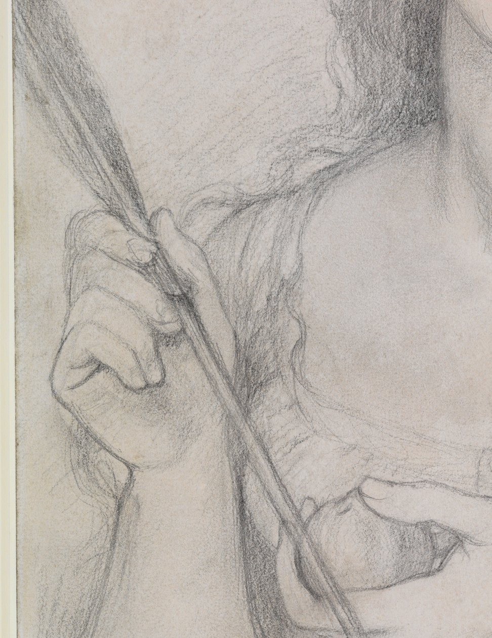 Studie pro "Venus Verticordia" od Dante Gabriel Charles Rossetti